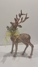 Load and play video in Gallery viewer, Blush Christmas deer with bow
