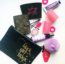 Load image into Gallery viewer, Black Girl Magic Makeup Bag