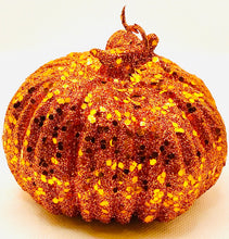 Load image into Gallery viewer, Glitter Pumpkins - Touch of Glam Home Decor