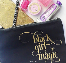 Load image into Gallery viewer, Black Girl Magic Makeup Bag