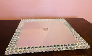 Mirrored Tray - Hardworking Susan (Square) - Touch of Glam Home Decor