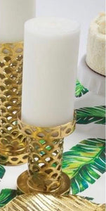Geometric Pillar Candle Holder - Touch of Glam Home Decor