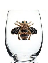Load image into Gallery viewer, Queen Bee Wine Glasses - Touch of Glam Home Decor
