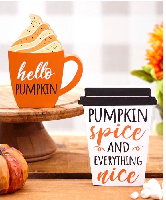 Fall Drink Blocks - Touch of Glam Home Decor