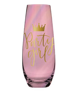 Party Girl Champagne Glass - Touch of Glam Home Decor