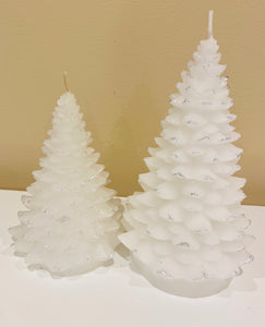 Christmas Tree Candles (White) - Touch of Glam Home Decor