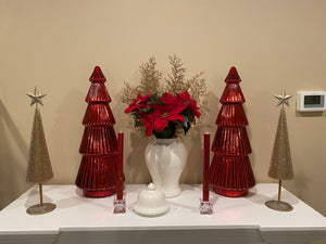 Red Christmas Tree - Touch of Glam Home Decor