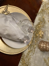 Load image into Gallery viewer, Snowflake sparkle napkin rings
