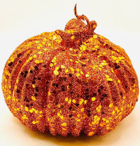 Glitter Pumpkins - Touch of Glam Home Decor