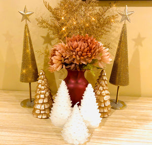 Gold Metal Christmas Tree - Touch of Glam Home Decor