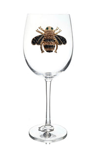 Queen Bee Wine Glasses - Touch of Glam Home Decor