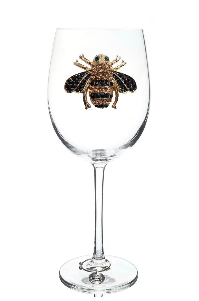 Queen Bee Wine Glasses