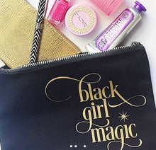 Load image into Gallery viewer, Black Girl Magic Makeup Bag
